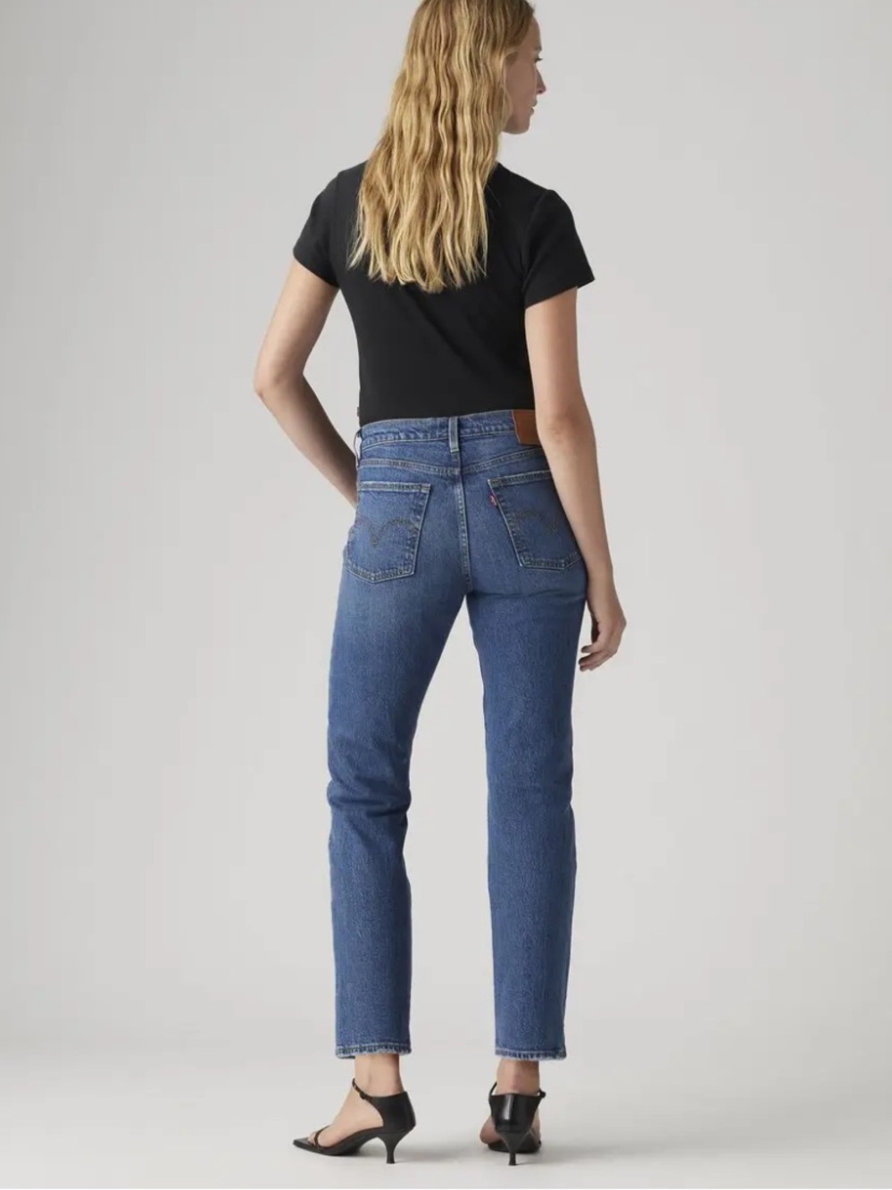 Levis wedgie straight medium wash